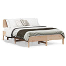 vidaXL tömör fenyőfa ágy matrac nélkül 135 x 190 cm