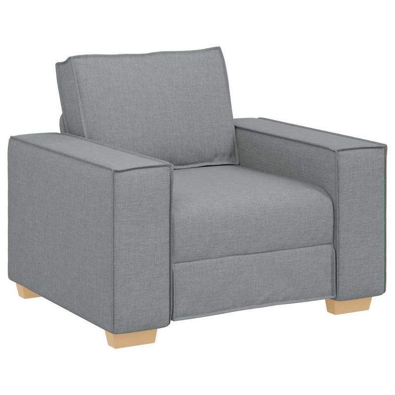 vidaXL világosszürke szövet kanapéfotel 60 cm