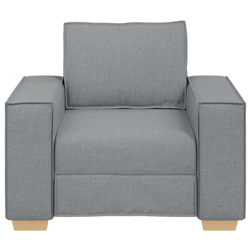 vidaXL világosszürke szövet kanapéfotel 60 cm