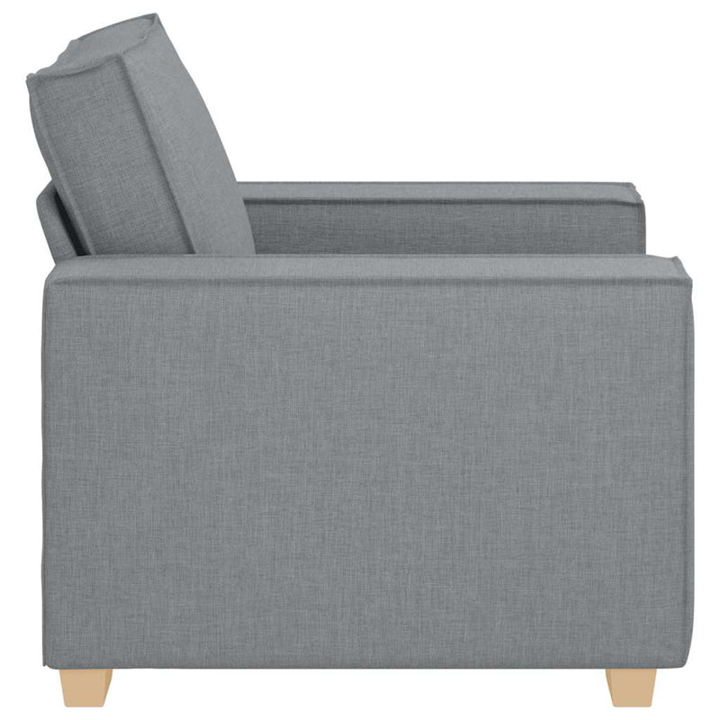vidaXL világosszürke szövet kanapéfotel 60 cm