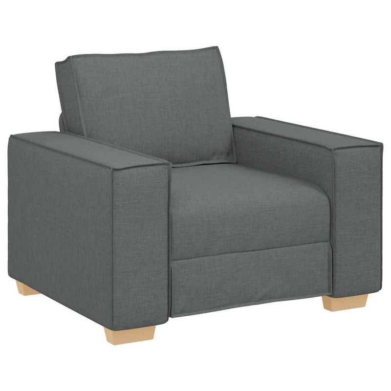 vidaXL sötétszürke szövet kanapéfotel 60 cm