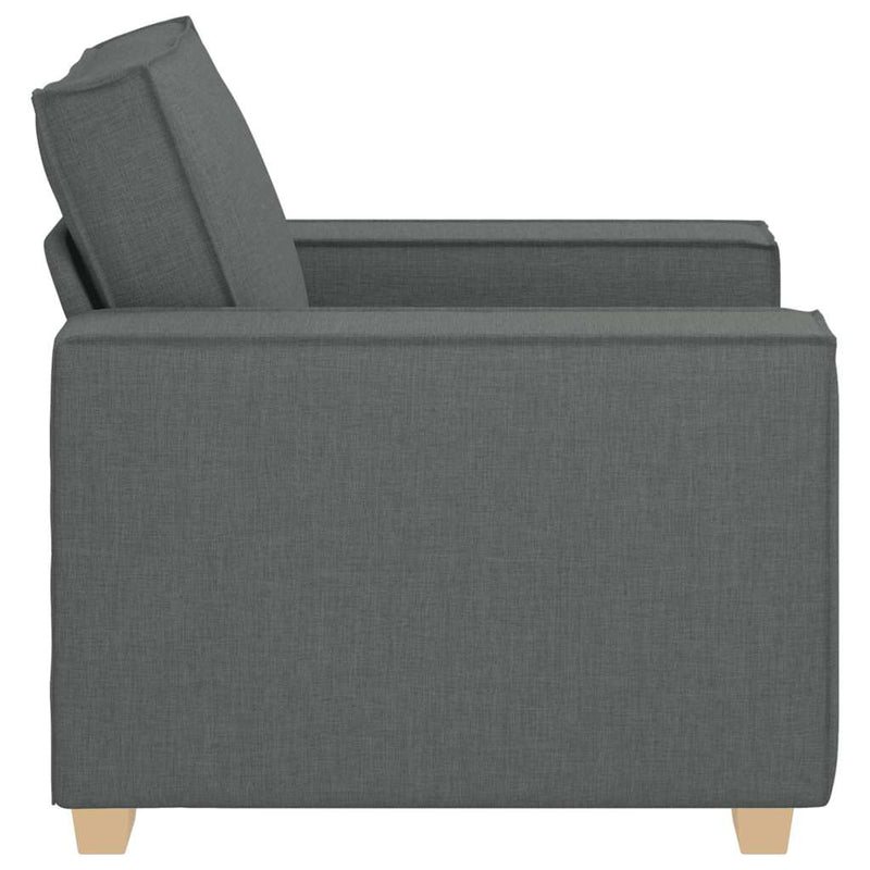 vidaXL sötétszürke szövet kanapéfotel 60 cm