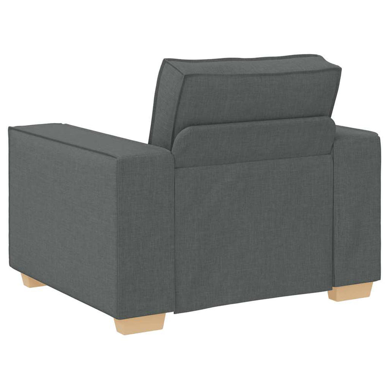 vidaXL sötétszürke szövet kanapéfotel 60 cm