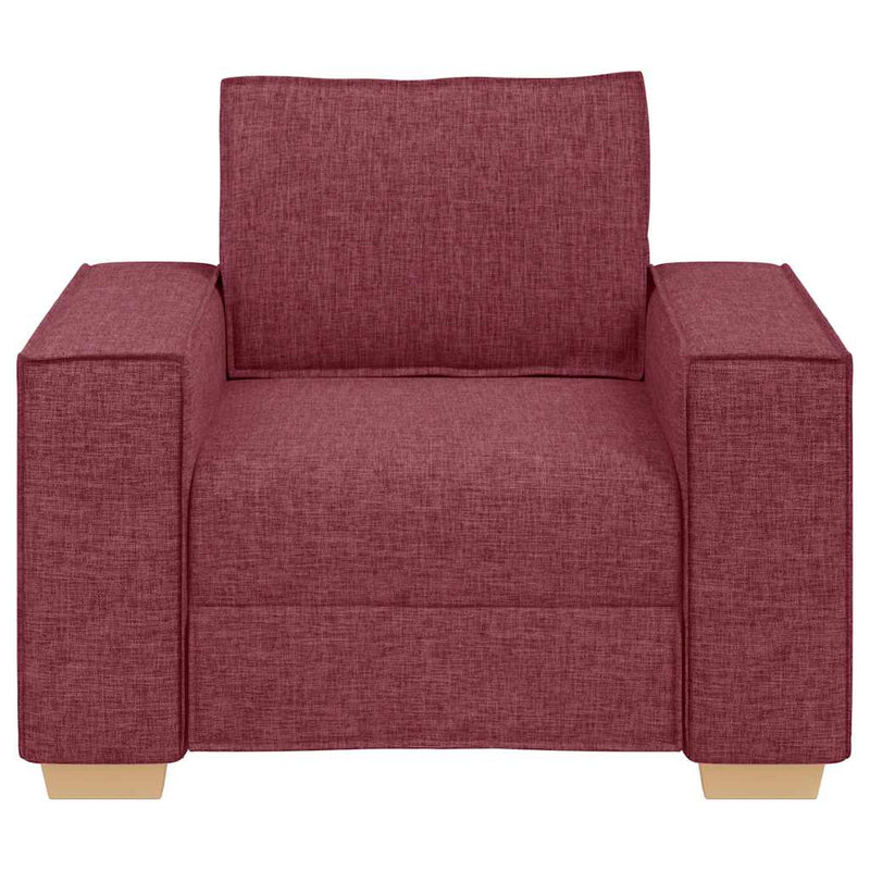vidaXL bordó színű szövet kanapéfotel 60 cm