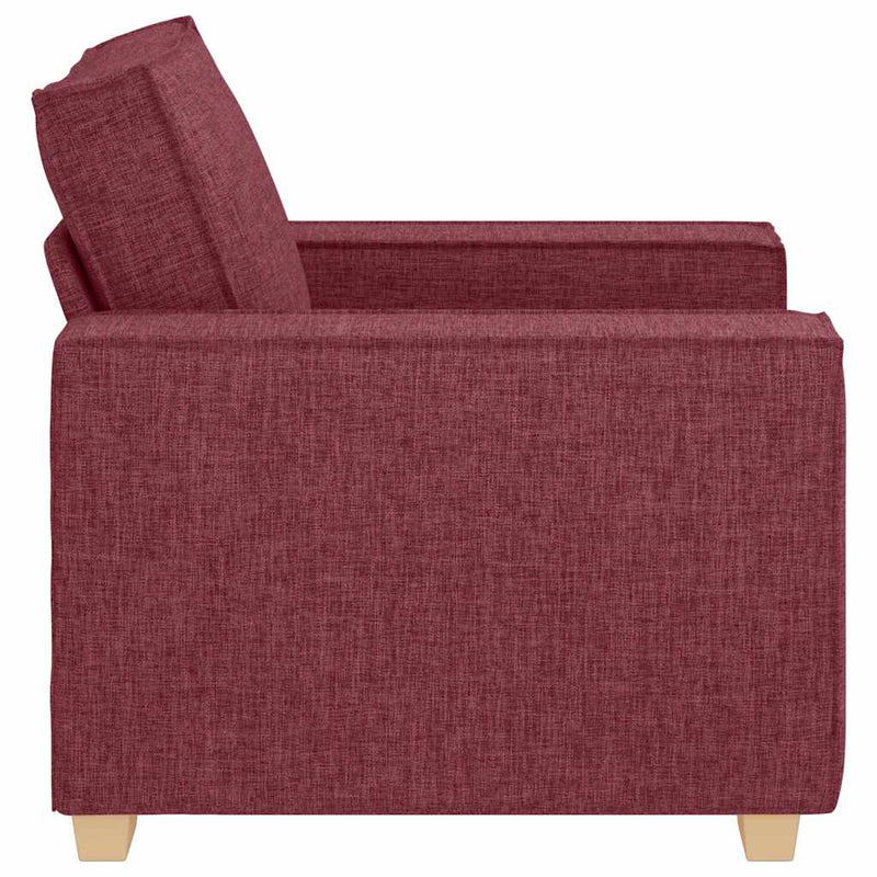 vidaXL bordó színű szövet kanapéfotel 60 cm