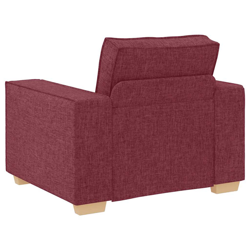 vidaXL bordó színű szövet kanapéfotel 60 cm