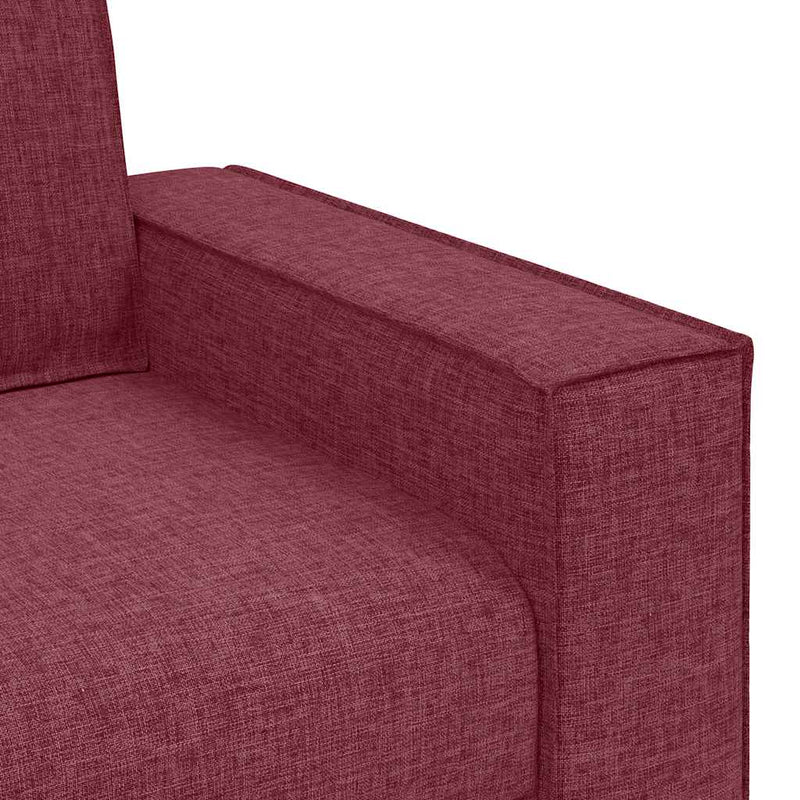 vidaXL bordó színű szövet kanapéfotel 60 cm