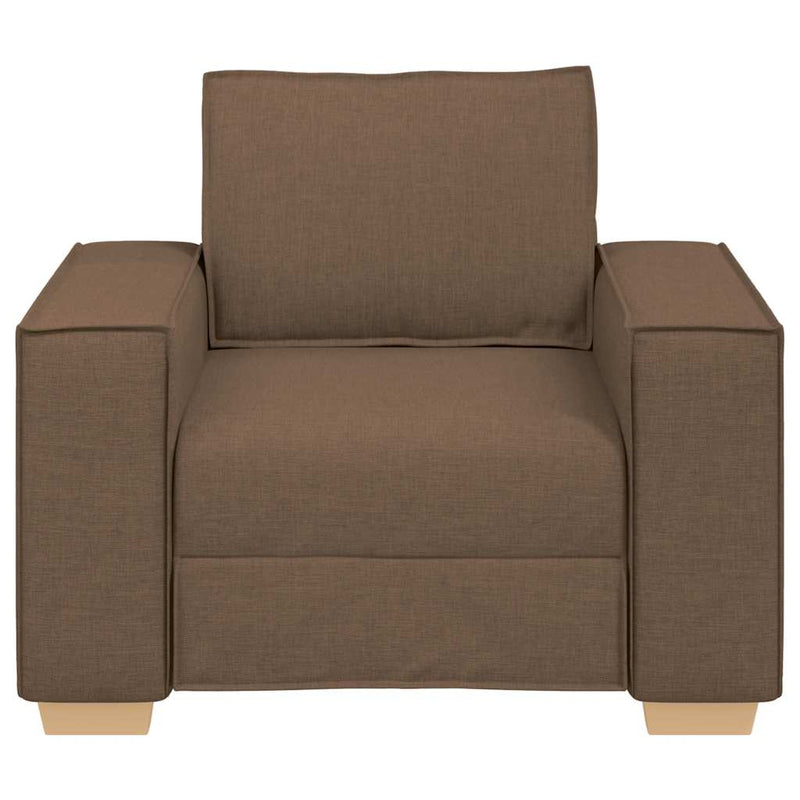 vidaXL barna szövet kanapéfotel 60 cm