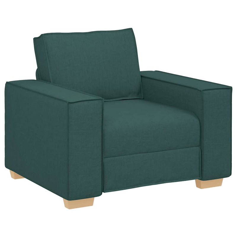 vidaXL sötétzöld szövet kanapéfotel 60 cm