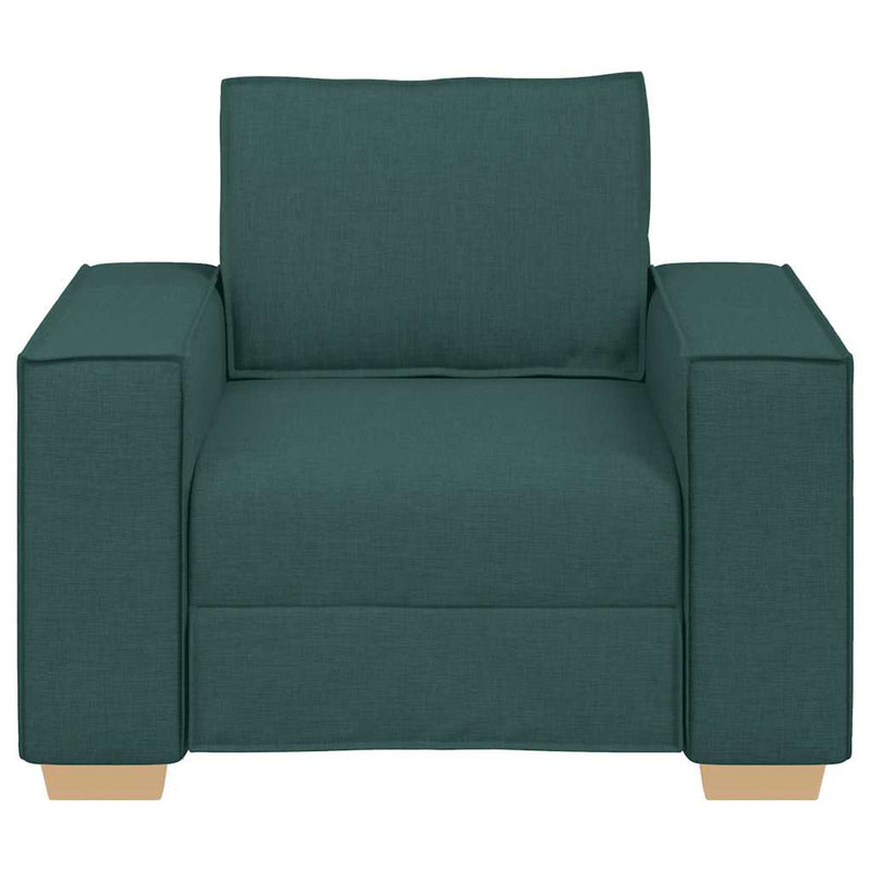 vidaXL sötétzöld szövet kanapéfotel 60 cm