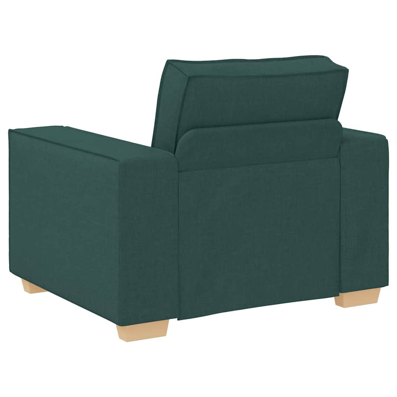 vidaXL sötétzöld szövet kanapéfotel 60 cm