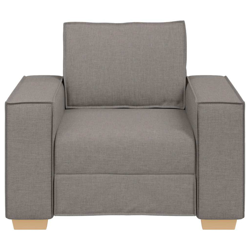 vidaXL bézs szövet kanapéfotel 60 cm