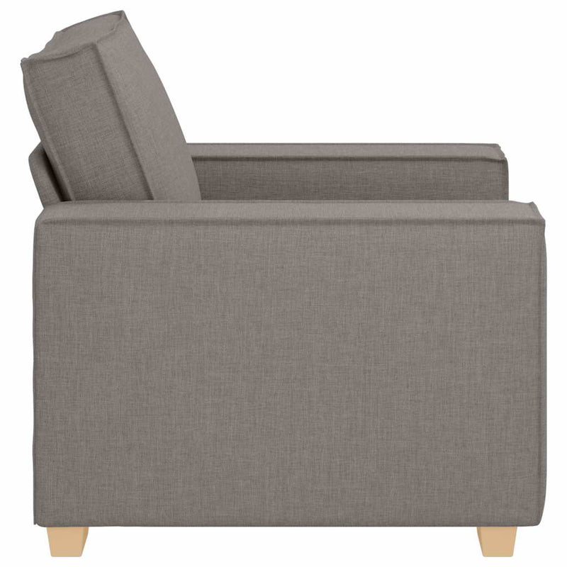 vidaXL bézs szövet kanapéfotel 60 cm
