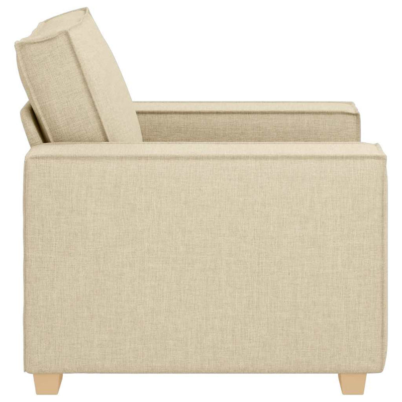 vidaXL krémszínű szövet kanapéfotel 60 cm