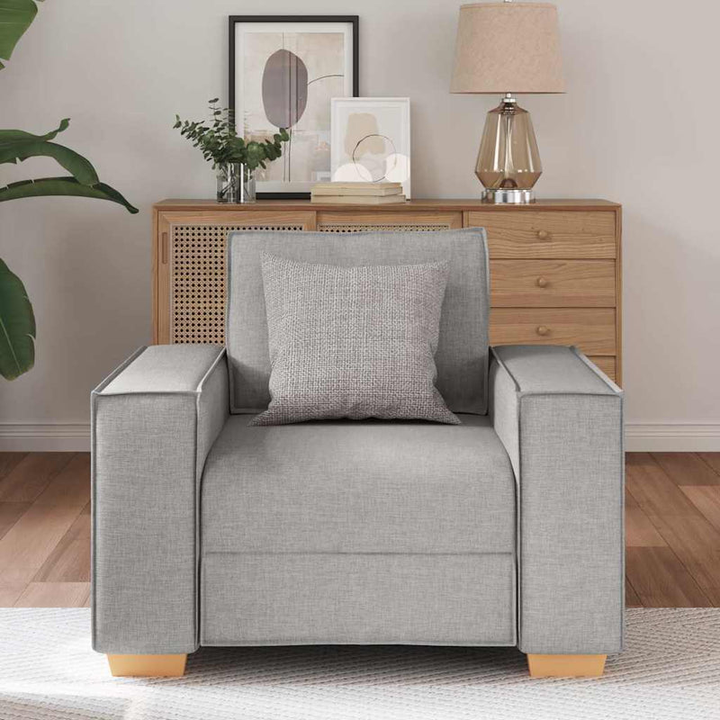 vidaXL felhőszürke szövet kanapéfotel 60 cm