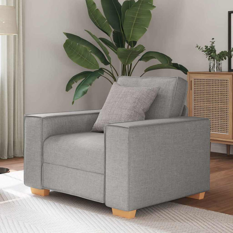 vidaXL felhőszürke szövet kanapéfotel 60 cm