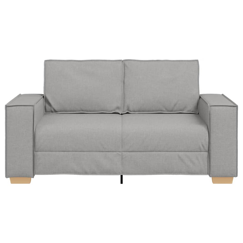 vidaXL kétszemélyes, felhőszürke szövetkanapé 120 cm