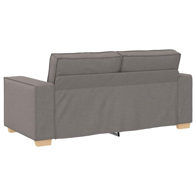 vidaXL kétszemélyes, bézs színű, szövetből készült kanapé 140 cm