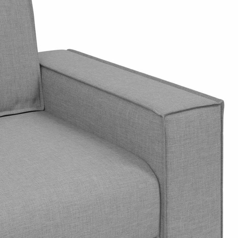 vidaXL kétszemélyes, felhőszürke szövetkanapé 140 cm