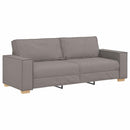 vidaXL 3 személyes, bézs szövetkanapé 180 cm