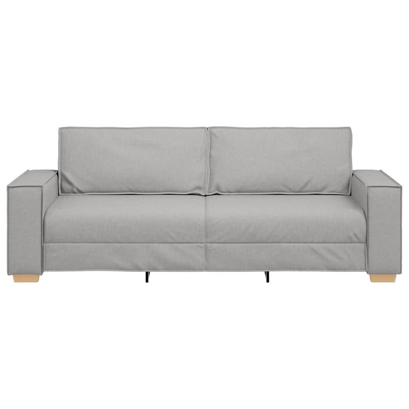 vidaXL 3 személyes, felhőszürke szövetkanapé 180 cm