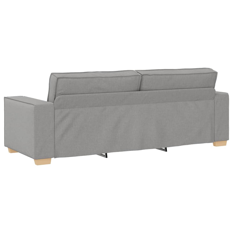 vidaXL 3 személyes, felhőszürke szövetkanapé 180 cm