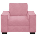 vidaXL rózsaszín bársony kanapéfotel 60 cm