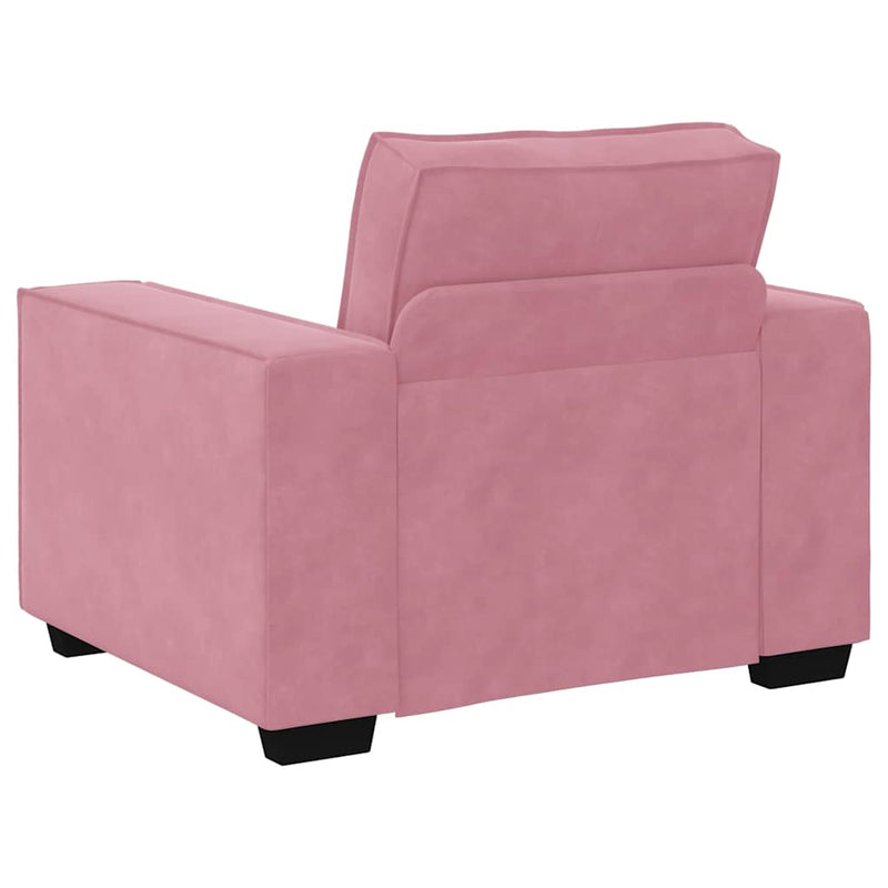 vidaXL rózsaszín bársony kanapéfotel 60 cm