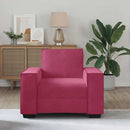 vidaXL bordó bársony kanapéfotel 60 cm