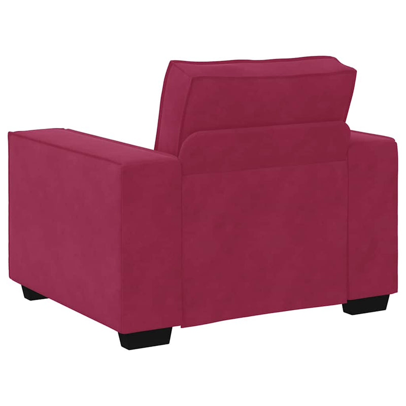 vidaXL bordó bársony kanapéfotel 60 cm