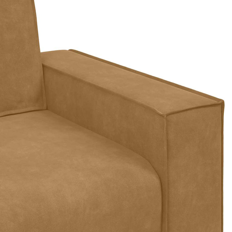 vidaXL barna bársony kanapéfotel 60 cm