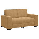 vidaXL kétszemélyes barna bársony kanapé 120 cm