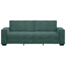 vidaXL 3 személyes sötétszöld bársony kanapé 180 cm