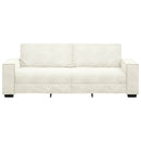 vidaXL 3 személyes krémszínű bársony kanapé 180 cm