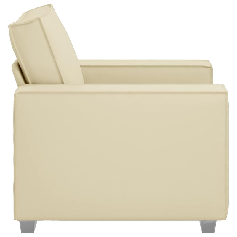 vidaXL Kanapé Krém 99 x 78 x 84 cm szövet