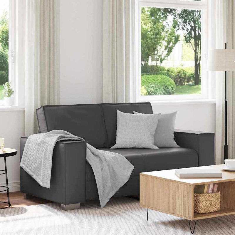vidaXL Kanapéfotel párnával Szürke 160 x 78 x 84 cm Mübőr