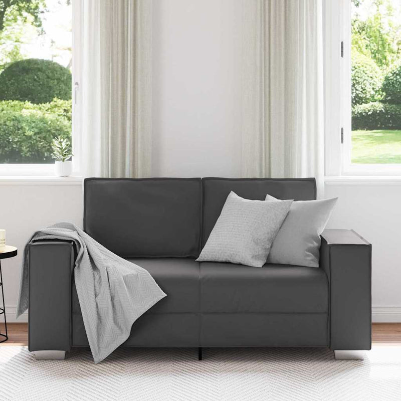 vidaXL Kanapéfotel párnával Szürke 160 x 78 x 84 cm Mübőr