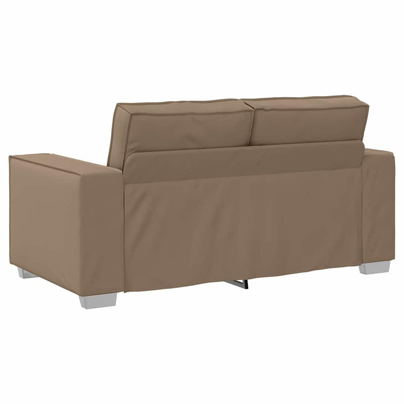 vidaXL Kanapéfotel párnával Cappuccino 160 x 78 x 84 cm Mübőr