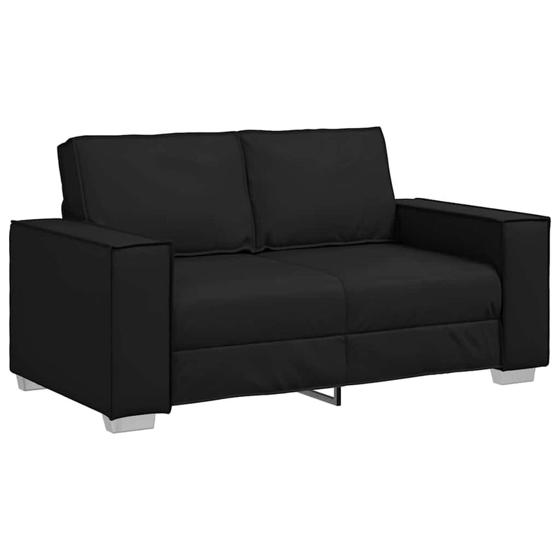 vidaXL Kanapéfotel párnával Fekete 160 x 78 x 84 cm Mübőr