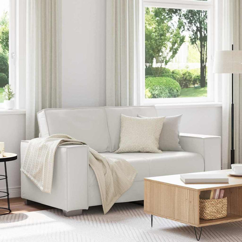 vidaXL Kanapéfotel párnával Fehér 160 x 78 x 84 cm Mübőr