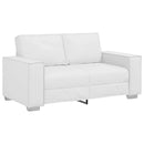 vidaXL Kétszemélyes kanapé Fehér 160 cm Műbőr