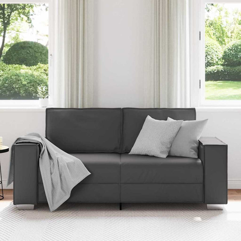 vidaXL Kanapéfotel párnával Szürke 180 x 78 x 84 cm Mübőr