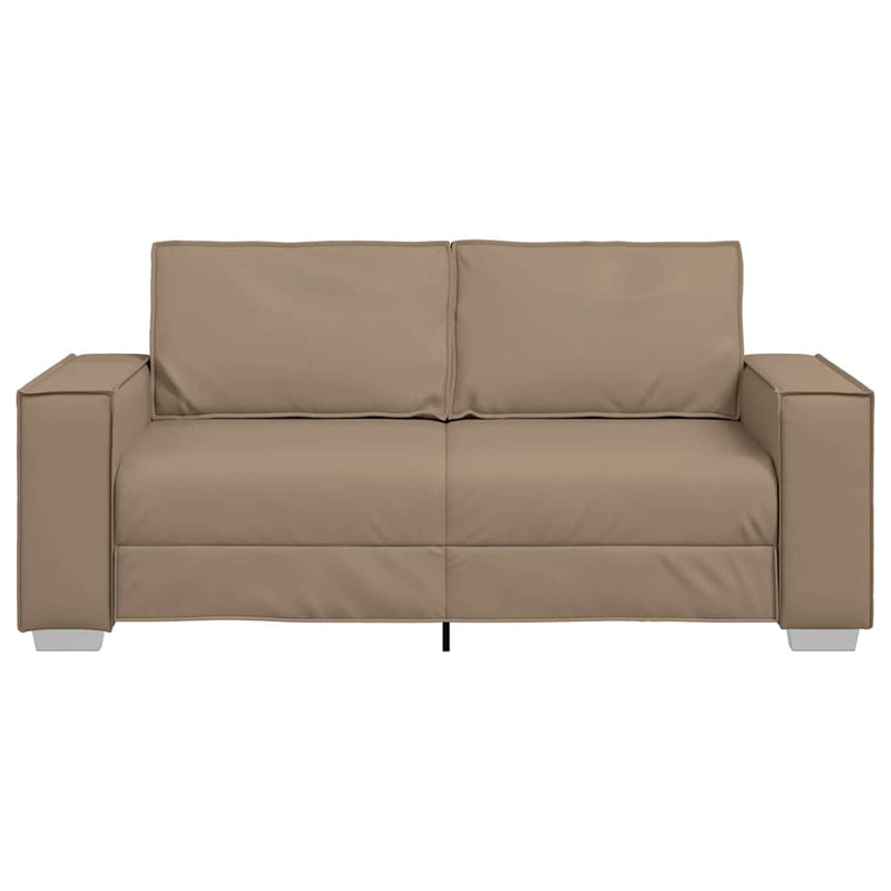vidaXL Kanapéfotel párnával Cappuccino 180 x 78 x 84 cm Mübőr