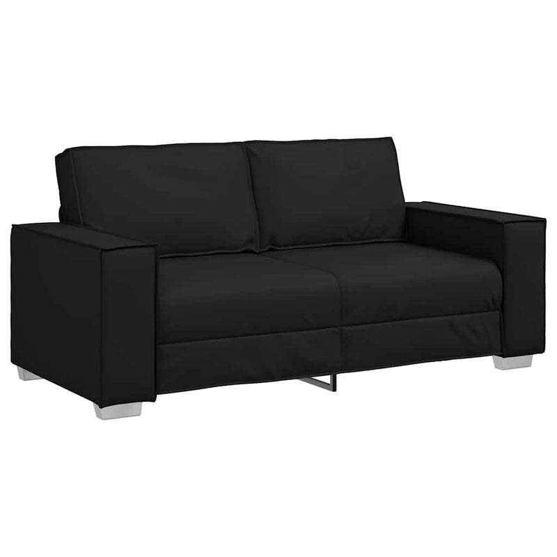 vidaXL Kanapéfotel párnával Fekete 180 x 78 x 84 cm Mübőr