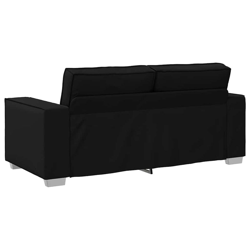 vidaXL Kanapéfotel párnával Fekete 180 x 78 x 84 cm Mübőr