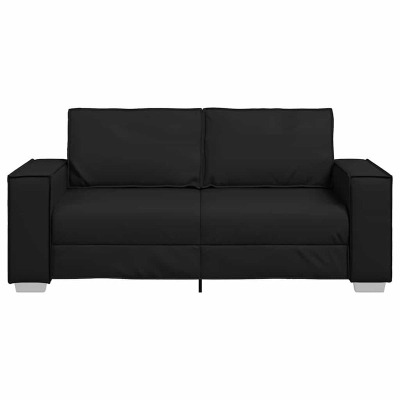 vidaXL Kanapéfotel párnával Fekete 180 x 78 x 84 cm Mübőr