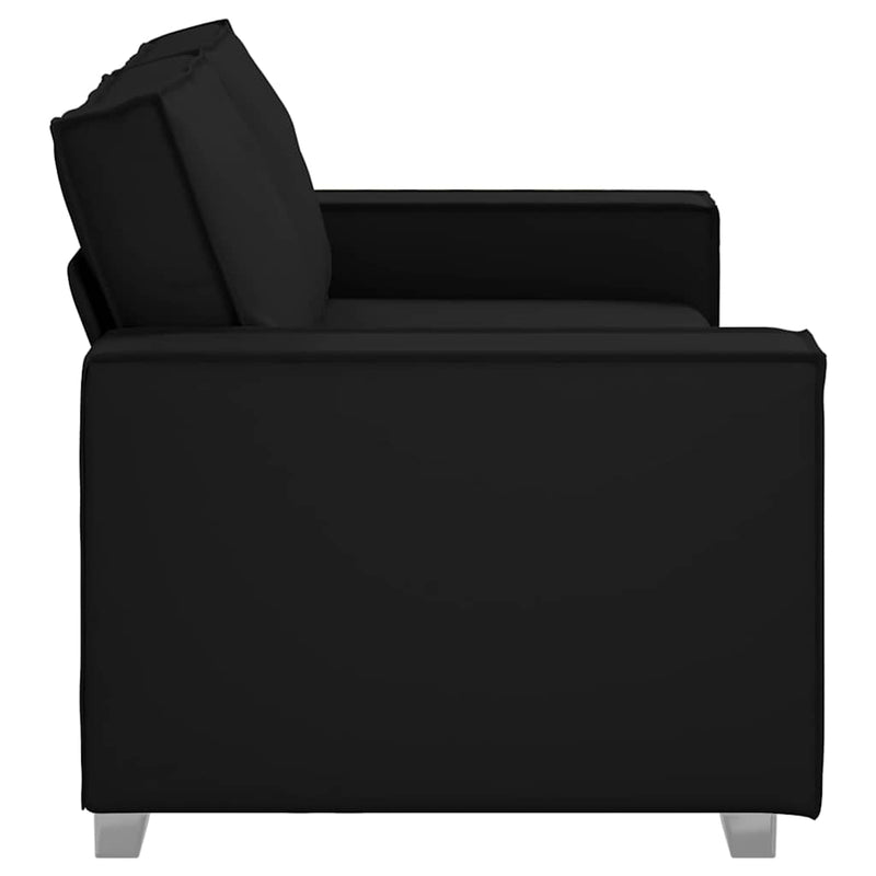 vidaXL Kanapéfotel párnával Fekete 180 x 78 x 84 cm Mübőr