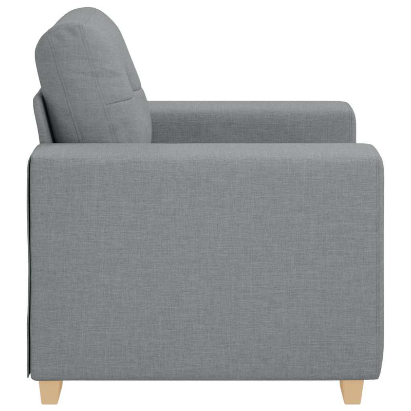 vidaXL világosszürke szövet kanapéfotel 60 cm