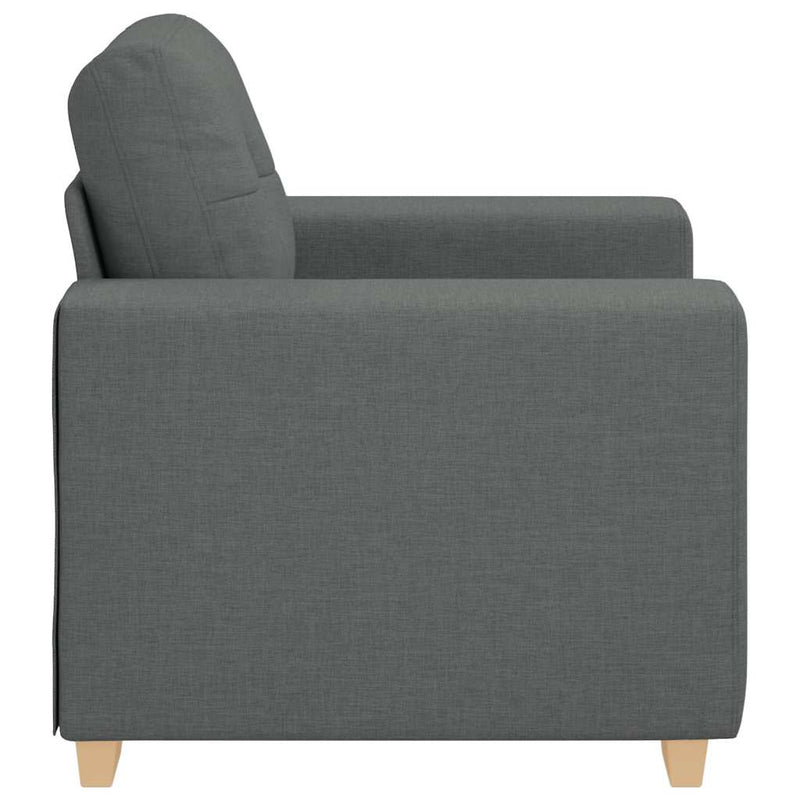 vidaXL sötétszürke szövet kanapéfotel 60 cm