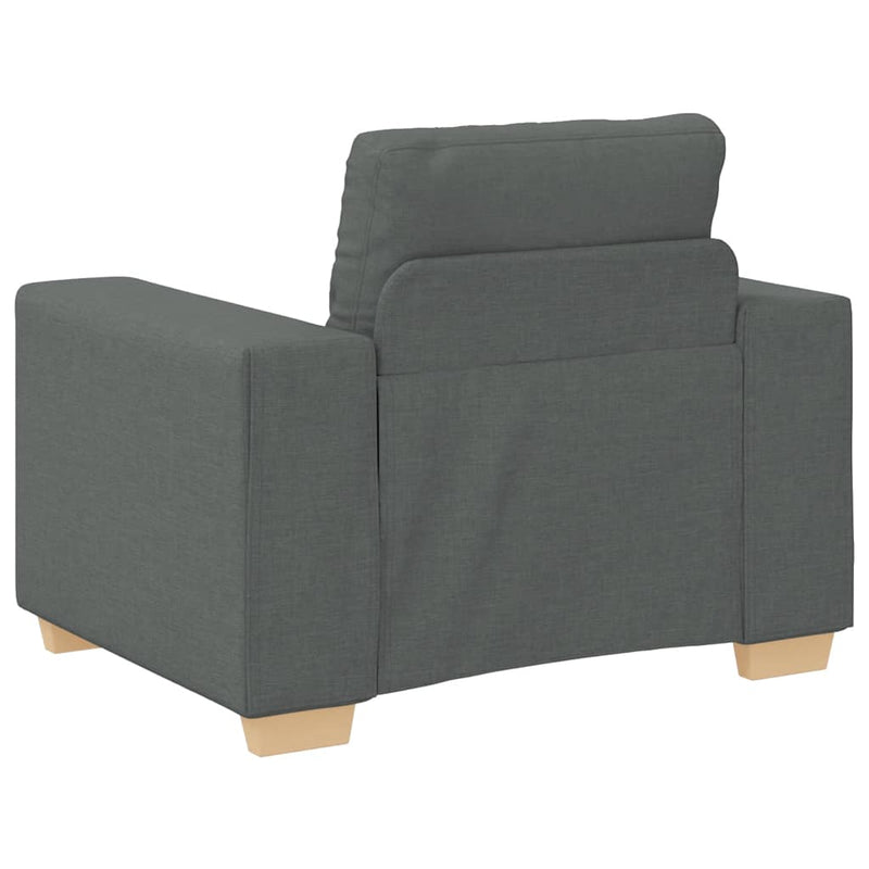 vidaXL sötétszürke szövet kanapéfotel 60 cm